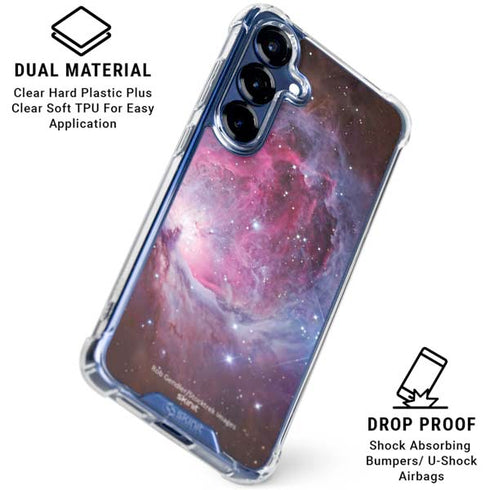 Orion Nebula and a Reflection Nebula Galaxy S25 Clear Case